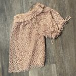 ZARA  Basic Collection Lace Short Sleeve Blouse Size XS Photo 7