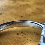 Rose de France Amethyst Red Garnet Sterling Silver Cocktail Ring Size 9 Purple Photo 4