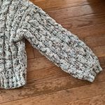 Jessica Simpson marbled pastel blue pink purple gray neutral ribbed cable knit sweater Photo 4