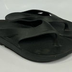 Oofos Ooriginal black sandals flip flops comfort sandals unisex‎ sizing Size 9 Photo 0