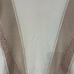 BKE  Buckle Ivory and Beige T Shirt Blouse - Size Small Photo 3