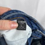 SheIn Denim Blue Jeans Baggy Ripped High Rise Boyfriend Style Size Large Photo 5