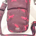 Lug Huggie SE Bottle Holder Cat Kitten Insulated Bag Purple Pink Crossbody Photo 1