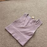 NIKIBIKI Purple Crop Tank Top Fitted Photo 4