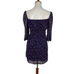 Altar'd State Blue Floral Long Sleeve Dress Medium Boho Cottagecore Chic Photo 3