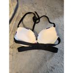 Victoria's Secret Swim The Hottie Halter 32C Bikini strappy Floral Padded Push U Photo 1