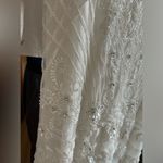 Theia Couture matilda wedding dress mermaid plunging illusion beaded 0 White Photo 8