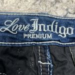 Love Indigo  Premium, Capri, Bling/Sequins, Stretch, Size 10P Photo 3