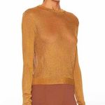 Free People H2O Crew Pullover Tiger Eye Size Medium Photo 0