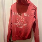 Ralph Lauren Vintage Polo  Beach Division Lifeguard Sun Faded Style Hoodie • Med Photo 8