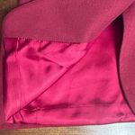 Lands End Vintage Wool Cashmere Blazer Jacket Burgundy Women's Size 8 Petite‎ Photo 3