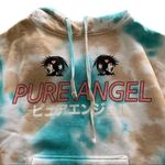 By Samii Ryan | Pure Angel Multicolor Tie Dye Hoodie Sweatshirt Small Blue Photo 1