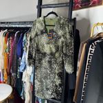 BOSS Orange Dailetta Sequin Long Sleeve Cocktail Dress Green Size XL Photo 2