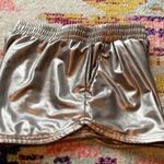🕺🏻Women’s disco track shorts; metallic bronze XS Gold Photo 6