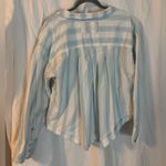 We The Free Free People Kelia Stripe Trapeze Shirt Size Large Photo 9