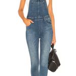 Free People We The Free Skinny Denim Overalls Bibs Mid Rise Size 30 Photo 0