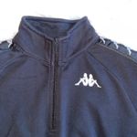 Kappa Black sweatshirt crop top quarter zip. NWOT Photo 1