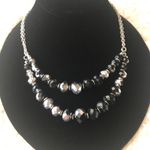 Paparazzi NWT  Black & Silver Layered Necklace & Earrings Gift Set Photo 1