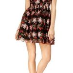 BCBGeneration New One Shoulder Embroidered Mini Dress Size 4 Photo 2