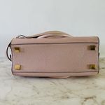 Michael Kors Harper Blossom Baby Pink Leather Medium Satchel Crossbody Bag Photo 10