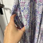 Storia  tiered Floral purple adjustable strap maxi dress size small Photo 5