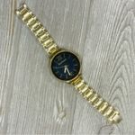 Juicy Couture  Watch Bracelet Women Gold Tone Black Dial Faceted Crystal face Photo 6