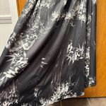 Sau Lee Olivia Strapless Long Maxi Gown Dress Floral Black Gray White 8 Photo 5