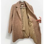 Garnet Hill NEW  Pleat-Back Sadie Wool Blend Coat Pink Midi Overcoat Oversized XS Photo 8