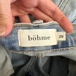 Böhme‎ Women’s Wide Leg Jeans Light Wash Size 29 High Rise Straight Fit Denim Blue Photo 1