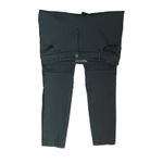 Vince ‎ Women Pants Taper Leg Zipper Button Equestrian Stretch Size 0 Smokey Gray Photo 9