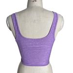Outdoor Voices  CloudKnit Cropped Tank Top  in Purple Size Small Photo 2