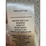 joe's jeans New  Eyelet‎ Puff Sleeve Top Size Small White Collection Photo 7