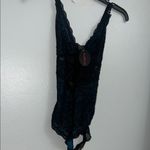 Avidlove One Piece Snap Crotch Teddy Bodysuit Contrast Lace Mini Babydoll Small Photo 3