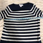 Vineyard Vines Striped Long Sleeve Crew Neck Sweater Navy White Size Medium Photo 6