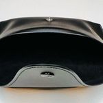 Ray-Ban  Glasses Case Luxoticca Sunglasses Leather Velvet Black Gold Snap Closure Photo 7