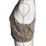 Free Press  Beige / Black Patterned Sleeveless Crop Tank Top Photo 39