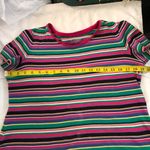Westbound 90s  vintage retro striped short sleeve top blouse Size S, measurements in pics Photo 3