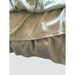 Trixxi  Women's Smocked Waist Mini Dress Size Small Sage Green Tie Straps NWT Photo 8