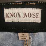 Knox Rose Boho Skinny Jeans with Multicolor Embroidered Stripes Size 2 Photo 8