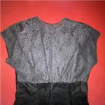 Gunne Sax Vintage 80s Black Velvet Lace Dress Small Goth Witchy Illusion Back Photo 11