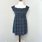Brandy Melville Caley Dress Off The Shoulder Navy Floral Photo 5