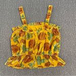 Anthropologie  Felipa Cropped Velvet Tank Top Photo 7