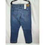 Denizen From Levi's Women's High Rise Ankle Straight SZ 14 Super Flex Distressed Blue Photo 1