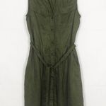 Slate + Willow Button Down Sleeveless Green Dress Size 4 Photo 0