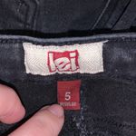 L.E.I black triple button super stretchy Jegging skinny jeans Photo 6