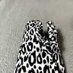 Sara Campbell Pants Womens Small Black Cheetah Animal Print Slim Leg Pull On Photo 7