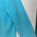 Fleece Pullover mock neck light blue long sleeve half button down Women’s XL Photo 4