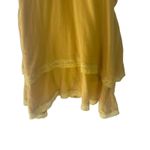 Listicle NWT Size Medium Boutique Yellow Flowy Top Photo 2