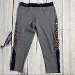 Juicy Couture  Leopard Print Cropped Leggings Size Small Athletic Workout Photo 2