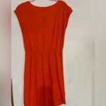 Old Navy  Vibrant Orange Midi Dress Photo 5